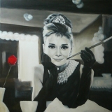 Audrey Hepburn  70 x 70